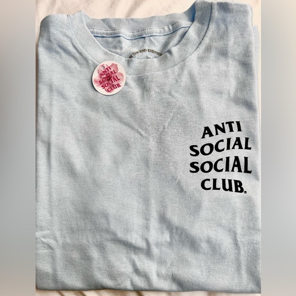 NWT Anti Social Social Club Mind Game Tee $120 MSRP - Picture 5 of 7